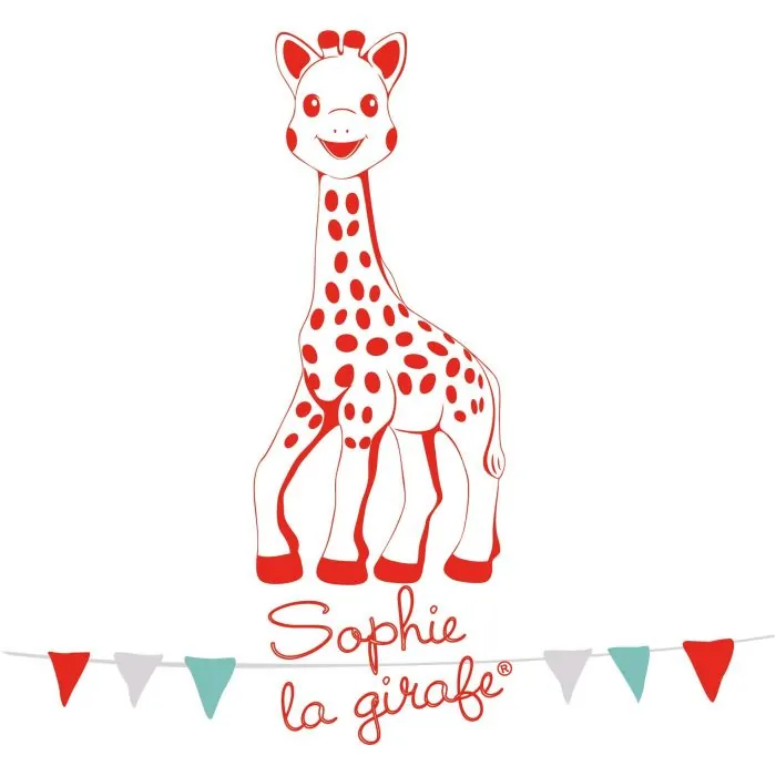 Combinaison anti-UV bébé Sophie la Girafe motifs Vichy